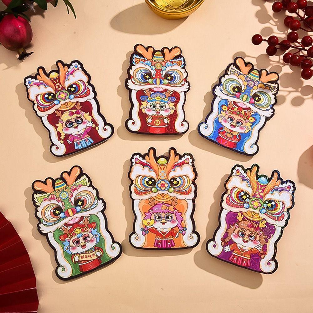 

Cartoon Red Envelope Dragon Blessing Bag Cute Red Pocket Birthday