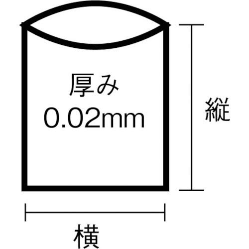 Sanipak Japan Large Storage Poly Bags, Size L, U-13