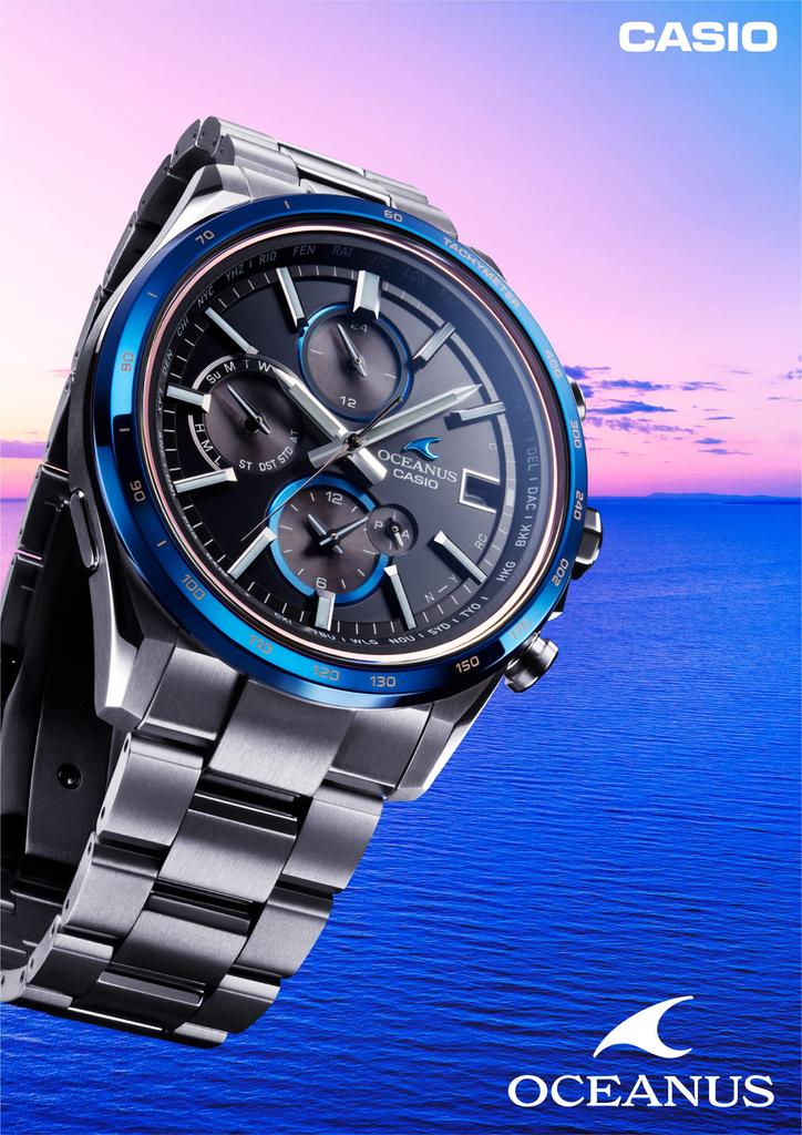 OCEANUS Se i klassisk linje Bluetooth utstyrt med Radio Solar Silver [Casio] [Made Japan] OCW-T4000D-1AJF menn