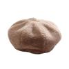 Fashionable Beret Soft and Skin Friendly Warm Hat Leisure Plush Hat  Summer