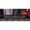 WOSAWE Women Motorcycle Jacket Body Soft Armor Shirt CE Certified Summer Ladies Downhill Motocross Riding Clothing Reflective