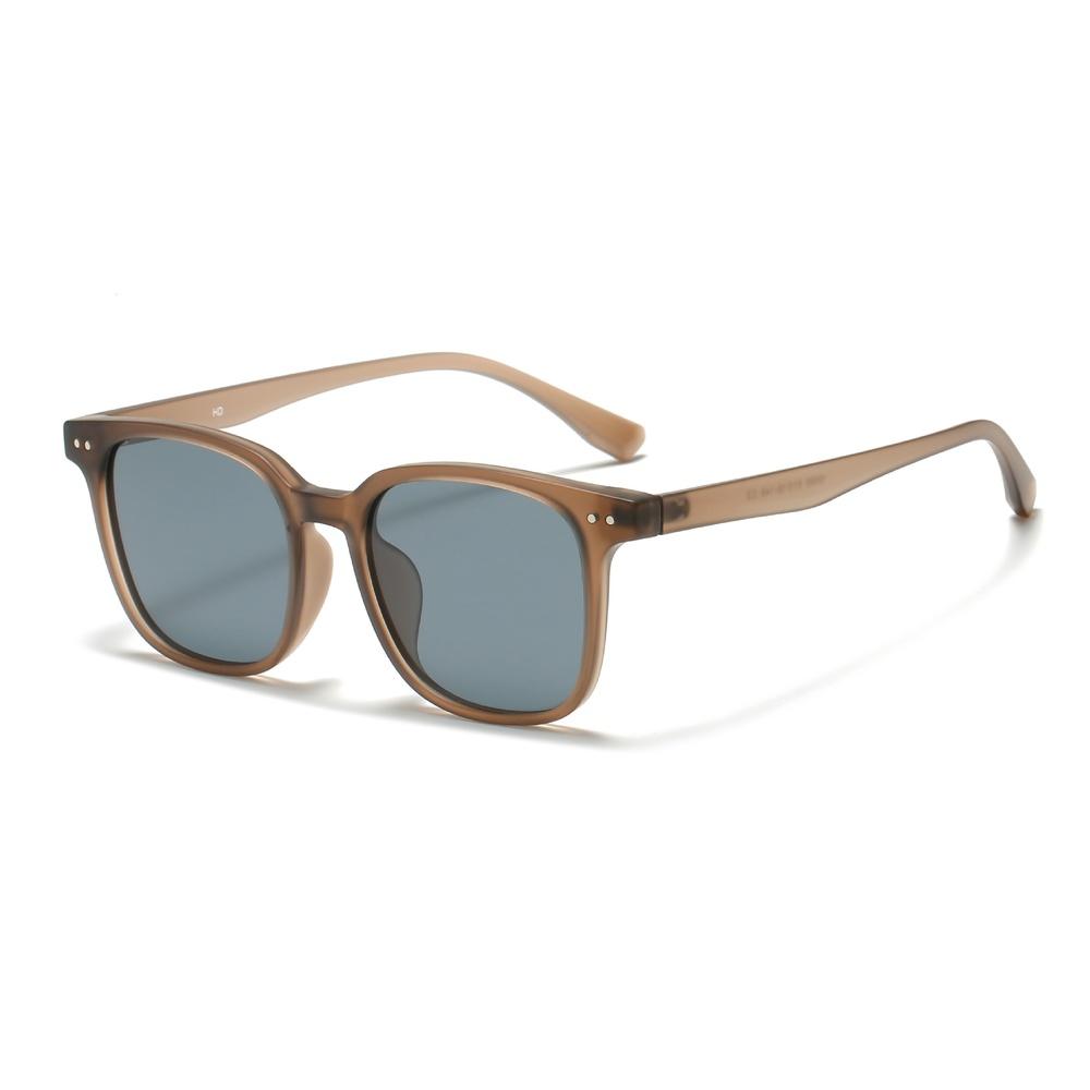 Большие Солнцезащитные Очки Универсальные Tr90 Квадратные Очки Uv400 Очки Гипоаллергенные Поляризационные Солнцезащитные Очки Для Активного Отдыха Вождения коричневый