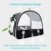Bird Travel Carrier with Standing Perch,Lightweight Breathable Parrot Cage, Small Pet Carrier Bag with Shoulder Strap,Bird Rat Guinea Pig Squirrel