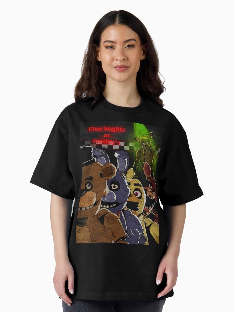 Five Nights at Freddy's FNAF movie Poster Oversized T-Shirt