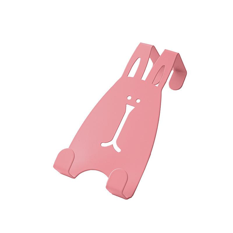Cartoon Rabbit Door Hook Hangers With Steel Construction For Bedroom Wall Mount Storage