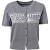 Betu Women's Jacquard Short Sleeve Knit Top