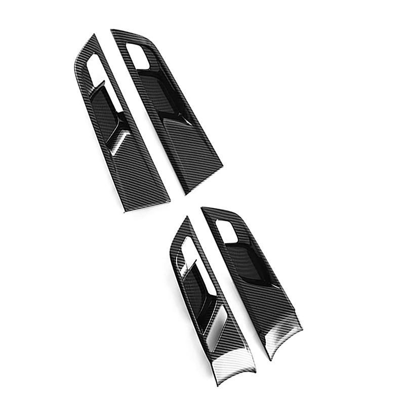 4Pcs/Set Car Door Handle Decorative Frame Fit For MG4 EVMulan 2024-2024 Car Accessories Left, Right Drive Door Handle Bowl Cover