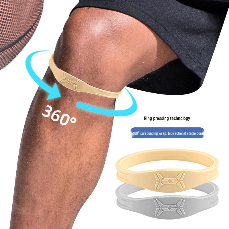 Sixth Generation Thickened Elastic Basketball Knee Power Band with Patella Support