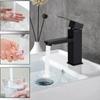 Faucet Bathroom Sink Faucet Sink - Faucet Black Hot and Cold Water Faucet Bathroom Mixed Battery High Pressure Sink Faucet Single Lever Mixer Bathroom