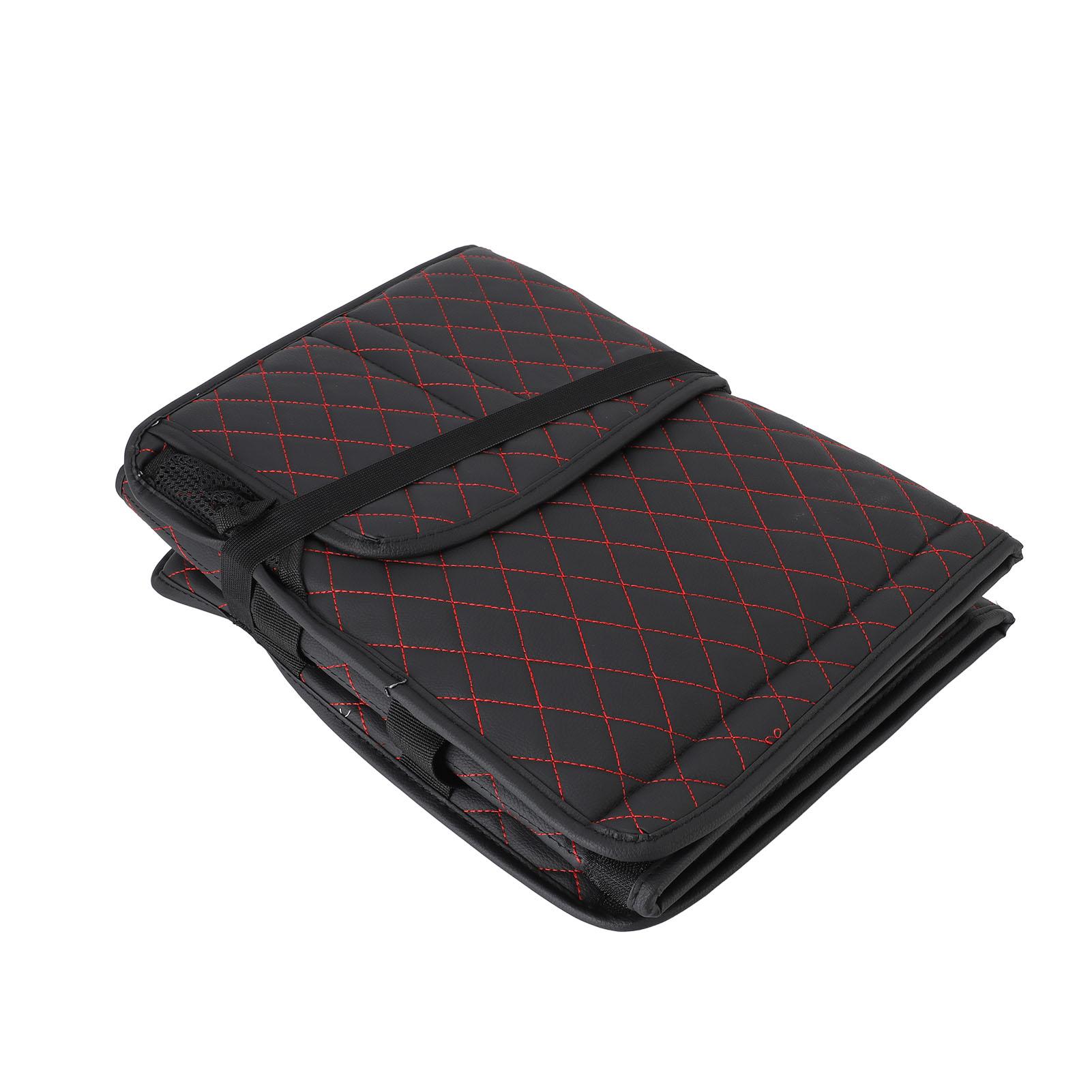 

Складной удлинитель заднего сиденья автомобиля Кожаный матрас для заднего сиденья автомобиля Удлинительная пластина для внедорожника Кемпинг Путешествия Сон Черный чёрный