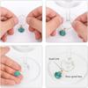 40Pcs Alloy Wine Glass Markers Colorful Christmas Drink Markers Charm Rings  Wine Tasting Party