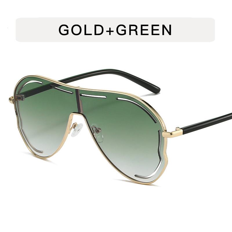 European American Style Sunglasses Male Big Size Hollow Out Women Sunglasses Vintage Stylish Sun Glasses for Woman