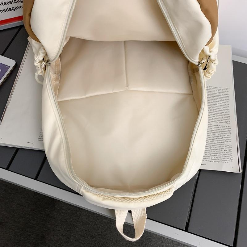 Schoolbag1011 New Schoolbag High Value Simple Cute Rabbit Ear Backpack Korean Version Large Capacity College Style Backpack