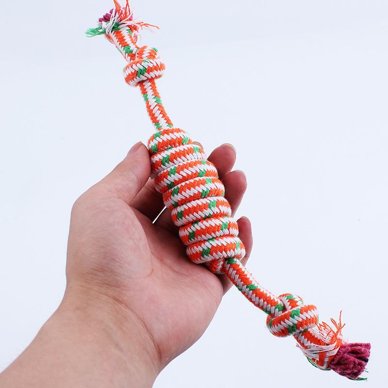 Cotton Mouse Supplies Puppy Dog Pet Toys Handmade Tools Durable Braided Candy Rope