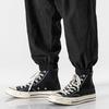 Mid-Rise Elastic Waistband Drawstring Pockets Solid Color Men Bloomers Spring Autumn Thin Style Hip Hop Trousers Streetwear