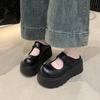 [Ushilai] British wind big head with slippers women's 2025 spring new small man increases height by one pedal