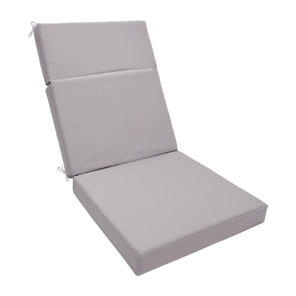 Patio Chair Cushion Seat Pad with Ties Water Resistant with Removable Cover for Deck Front Porch Yard Lawn Furniture Pool