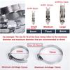 1pcs 8mm-700mm Pipe Hose Clamps Stainless Steel Hoop Clamp Automotive Car Fuel Pipe Tube Clip Hardware Spring Water Plumbing