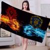 W-World of W-Warcraft Big Microfiber Beach Towels Quick Dry Towel Sand Beach Towels Pool Towel for Travel Swim Pool Yoga