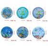 Inflatable Round Pat-Pat Water Mat for Babies & Toddlers - Marine Life Crawling Play Mat
