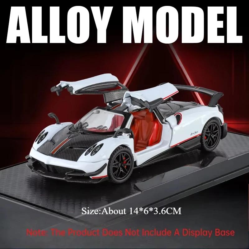 

1:32 Pagani Huayra Dinastia BC Alloy Sports Cars Models Diecast Toys Doors Opened Sound Light Pull Back Vehices Children s Gifts