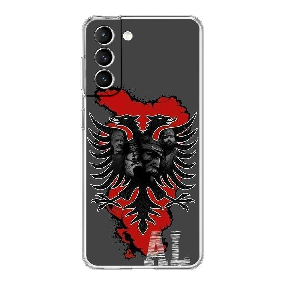 

Чехол для телефона Samsung Galaxy S24 Plus S23 S22 S21 S20 FE Ultra 5G S10 S10E S9, мягкий прозрачный силиконовый чехол с флагом Албании Samsung S23