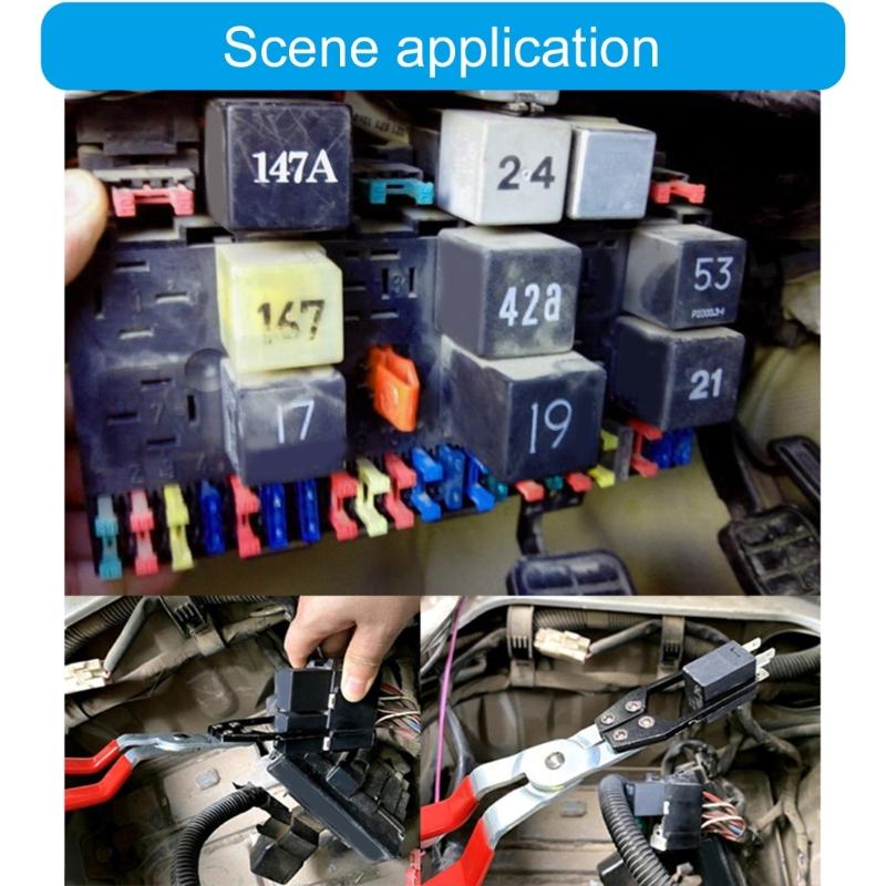 Professional Relays Pulling Pliers Disassembling Extractors Tool with Nonslip Handle for Electronic Engineer Maintenance