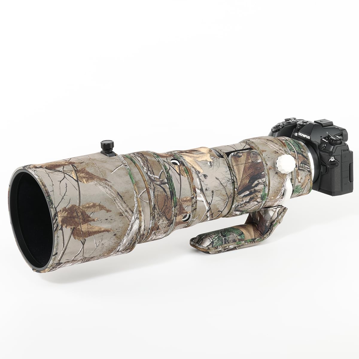 

CHASING BIRDS Camouflage Waterproof Lens Coat for Olympus IS PRO Rainproof Lens Protective Cover 150-400mm F4.5 TC1.25x (Dead Leaves)