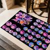 Dance Party Celebration Floor Rug Office Rug Perfect for Foyer Entryway Dining Room Outdoor Antislip Carpet Anime Office Decor Birthday/Christmas Gift