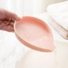 Creative Leaf Soap Holder with 3 Colors, Anti Slip Soap Box, Toilet Shower Tray, Drainage Rack, Bathroom Small Tools