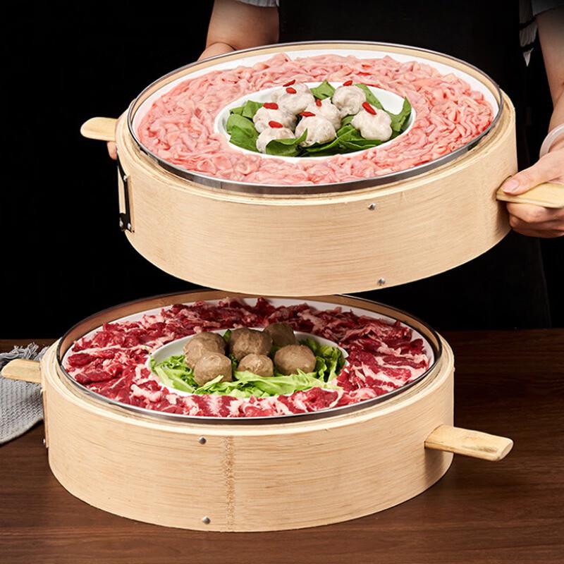 36cm Nordic Melamine Square Hot Pot Serving Platter