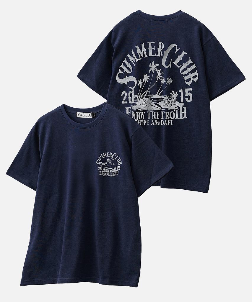 VASTIC Summer Club T-Shirt_Navy