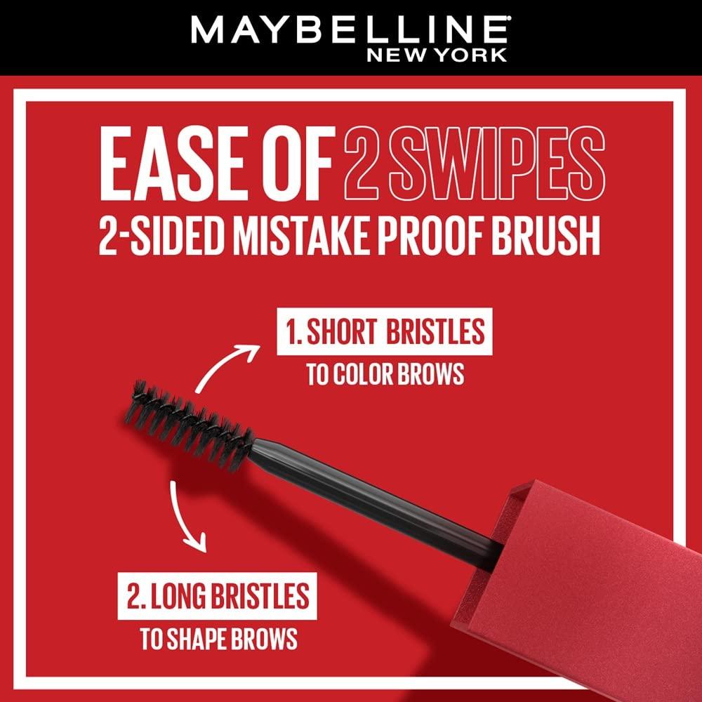 Maybelline New York Tattoo Brow 3 Day Styling Brow Gel Deep Brown Semi-Permanent Tinted Eyebrow Gel 6ml