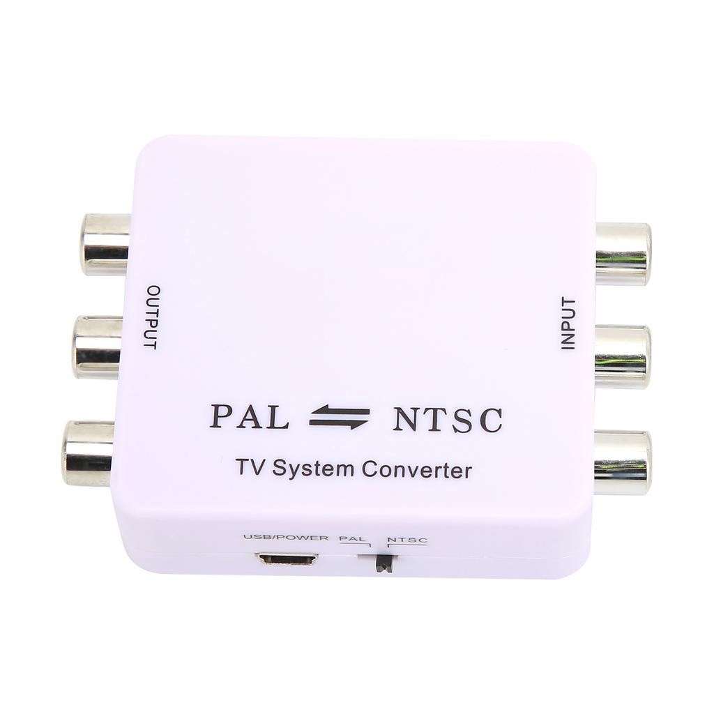 PAL NTSC Format Converter Mini PAL NTSC Mutual Conversion Converter Adapter for DVD Player recorder and Various TV