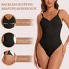 Plus Size Seamless Thong Bodysuit Women's Strapless Tummy Control One-Piece Backless Shaping Garment with Buttock-Lifting Effect
