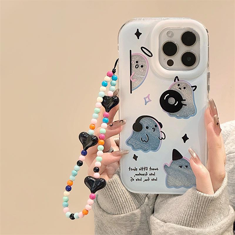 Zhitai Apple iPhone Case for iPhone 14, 13 Pro, 12, 11, and X with Bracelet and Phantom Design.