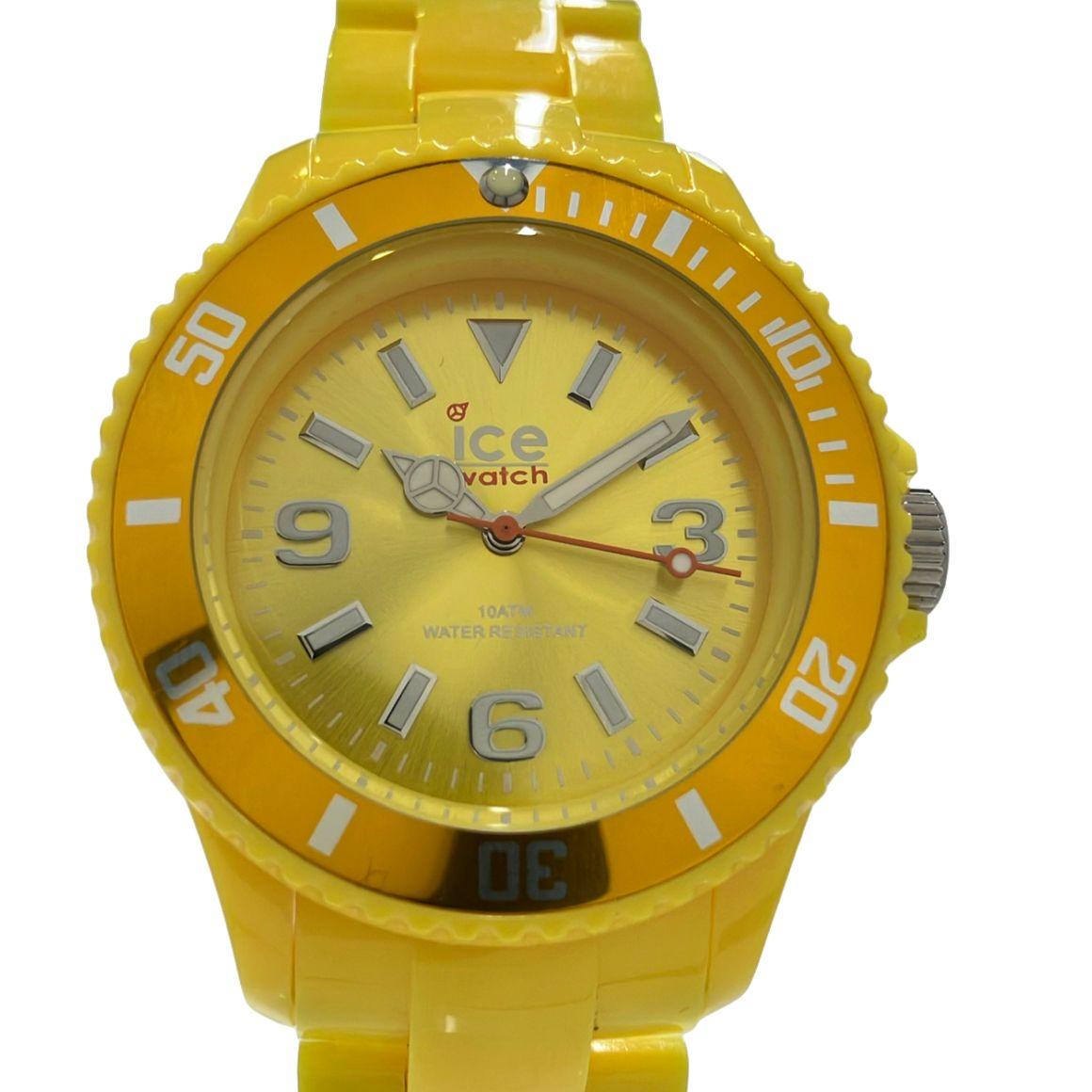 Used Ice watch wristwatch quartz gold men s ice watch