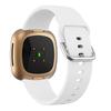 For Fitbit Versa 3 Silicone Watch Band(Black)