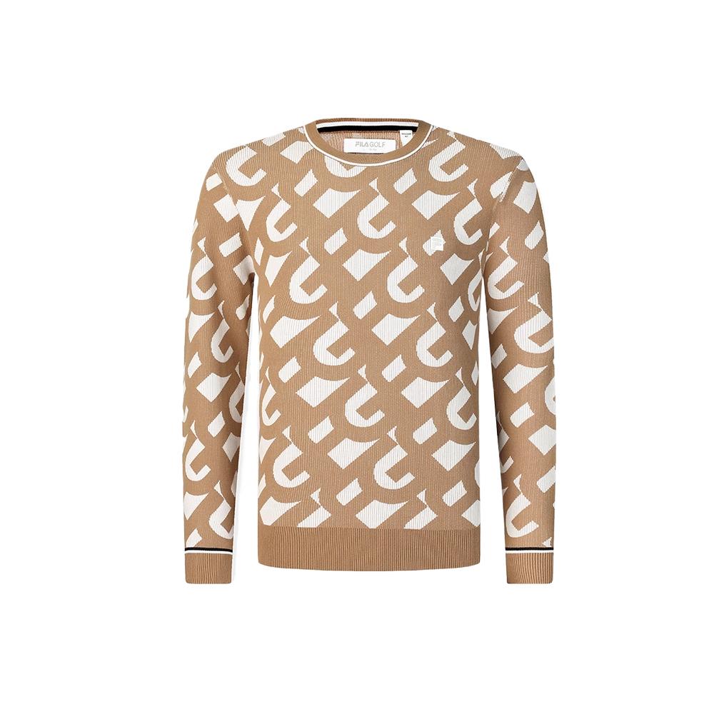 

Fila Серия Гольф Спорт Лайфстайл Теплый Удобный Мягкий Приятный к коже Свитер Мужской свитер Оранжевый Желтый A11M515402F-BG L