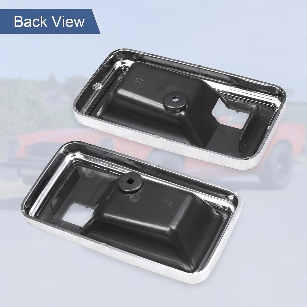 JDMSPEED Door Handle Style Interior Bezel Cup Set Replacement for Firebird/Trans Am & Camaro 1976-1981 Replace 1671194 1671195 Passenger and Driver