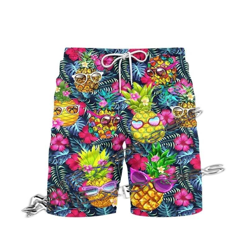 Summer Men's Lightweight Breathable 3D Printed Beach Shorts Summer Casual Swimwear for Outdoor Activities