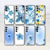 Blue Sky Magnolia Flower    Phone Case For Samsung S25,S24,S21,S22,S23,S30,Ultra,S20,Plus,Fe,Soft Silicone Black Cover