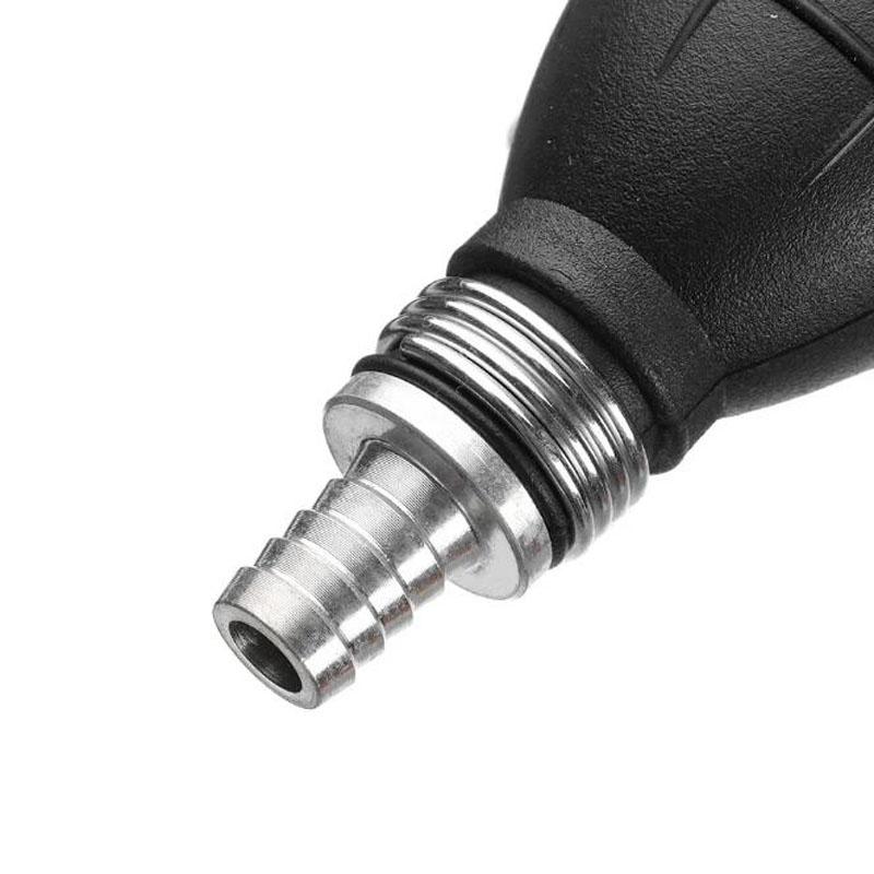 Hand Fuel Pump Line Rubber Aluminum Hand Primer Bulb diesel oil transfer petrol for Car Boat Marine Outboard 6mm/8mm/10mm/12mm