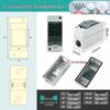 HT-Circuit Waterproof Outdoor Distribution Box for Construction and Household Electric Metering, Surface Mounted Switch Box.