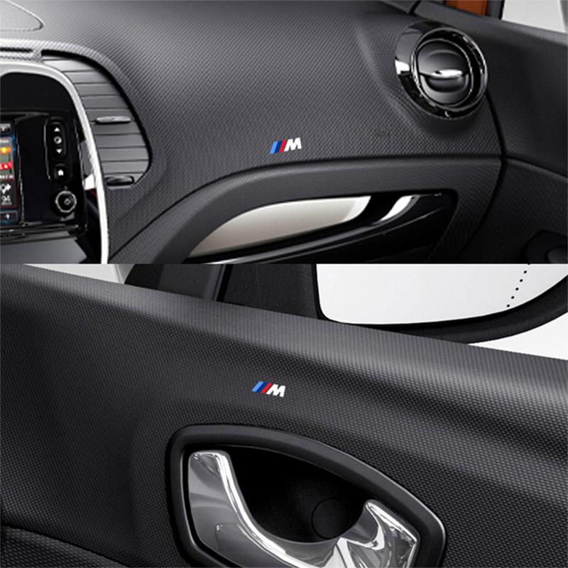 Metall-Emblem Auto-Deko Aufkleber Reflektierend Auto-Scheibenwischer-Aufkleber Für BMW M Power Performance M3 M5 X1 X3 X5