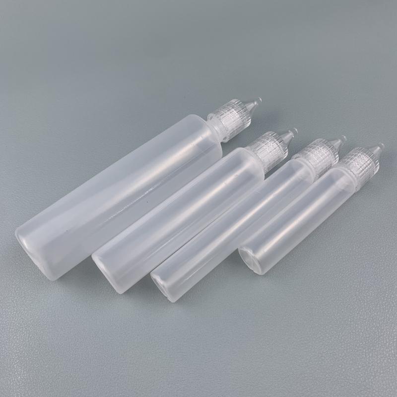 10/15/30/50Ml Plastic Squeeze Dropper Bottle Pen Shape Bottles Liquid Empty Container Long Slim Bottle For Emulsion Oil Pigment