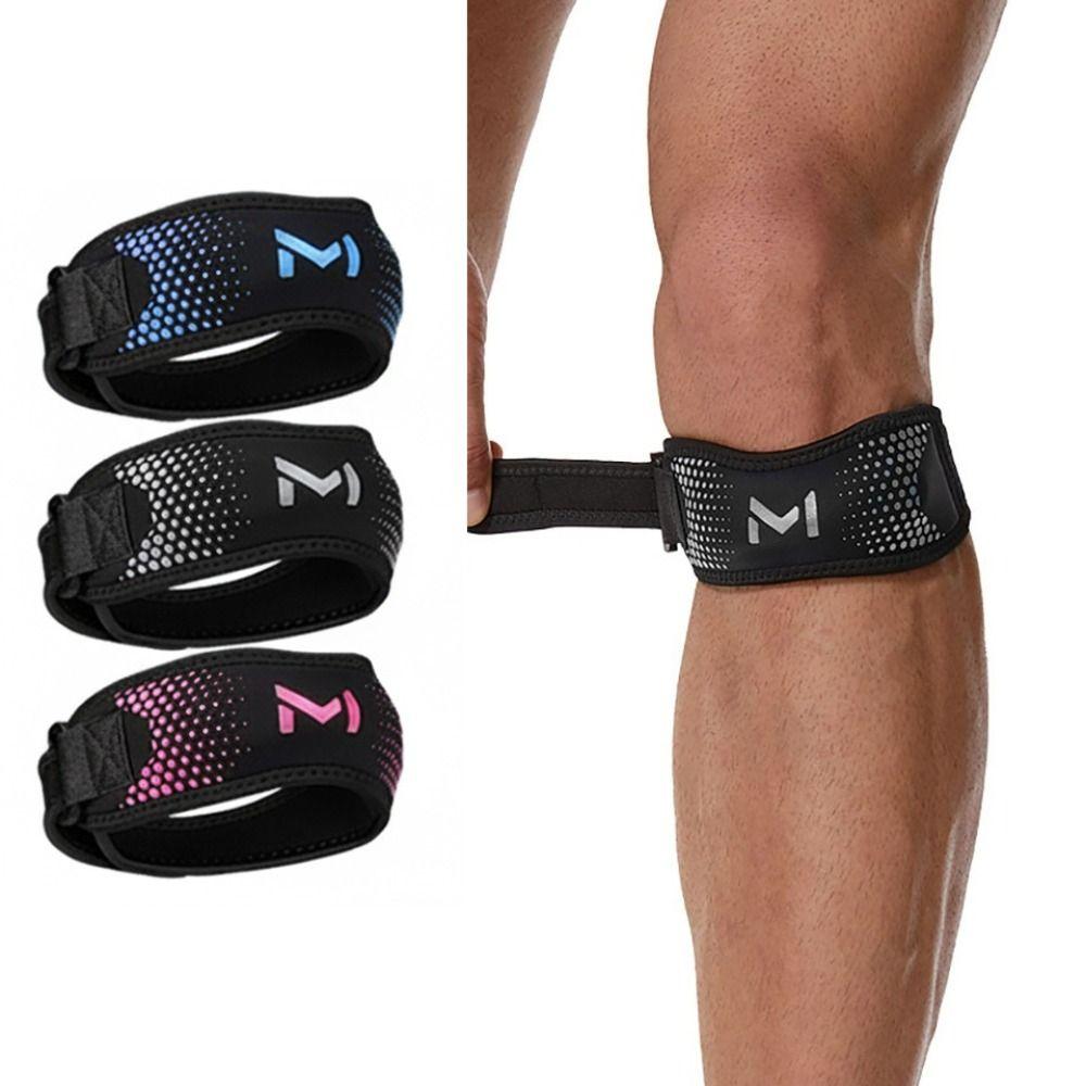 Adjustable Patella Knee Strap Breathable Knee Pain Relief Support Brace  Gym