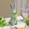 Cute Easter Bunny Figurine Simulated Glitter Bunny Figurine Easter Bunny Ornament Holiday Party
