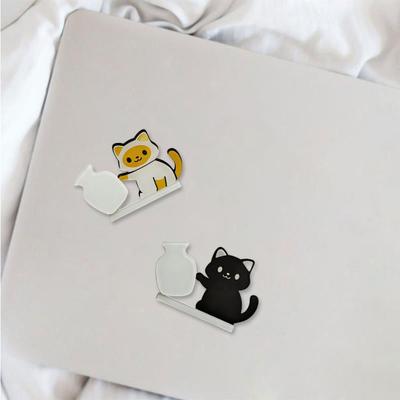 Yousheng 1/2Pcs Cat Whiskers Holder Refrigerator Magnet Cat Hair Miniature Vase Collector Container Pet Memorial Keepsake