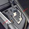 Carbon Fiber Car Interior Cup Holder Gearbox Panel Cover Trim Decal Stickers For Toyota Corolla 2014-18 Auto Inner